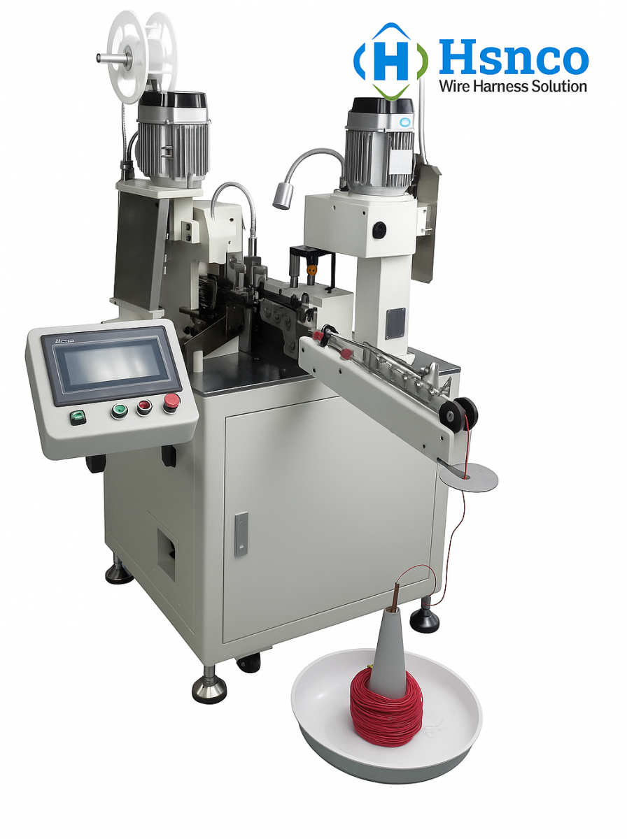 Máy Cắt Tuốt & Dập Cos Tự Động HS-T210 